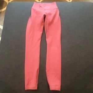 Lululemon Wunder Under High Rise Pink 25'